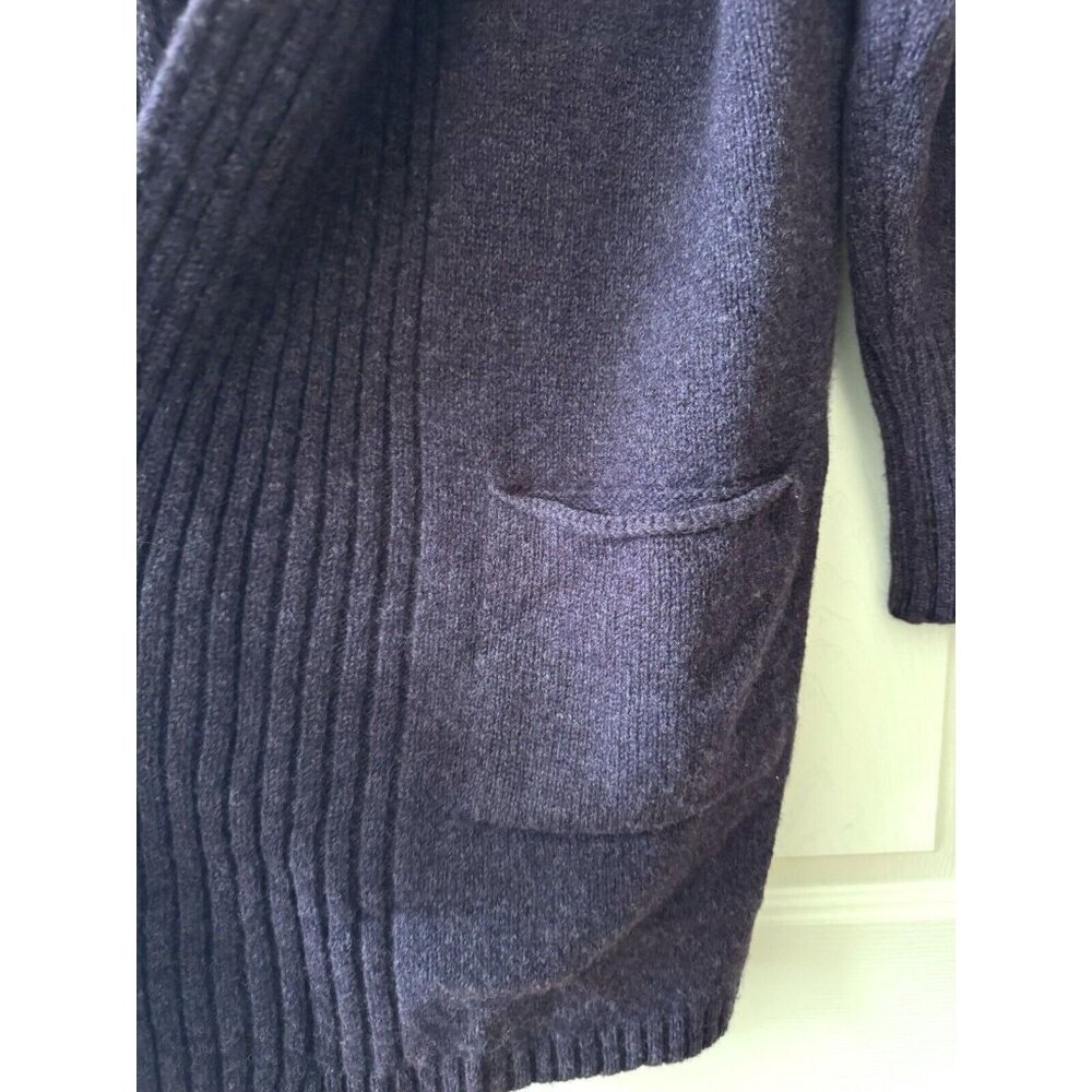 Pure Wool Womens Sweater Small Medium Vintage Purple Kerry Traditions Chunky - Picture 3 of 11